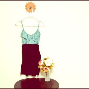 Forever 21 green and black dress